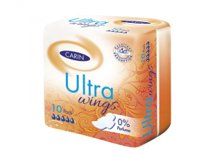 Dámské vložky Carin Ultra Wings, 10 ks