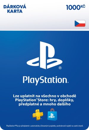 ESD CZ - PlayStation Store el. peněženka - 1000 Kč