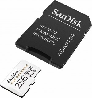SanDisk High Endurance microSDXC 256GB + adaptér