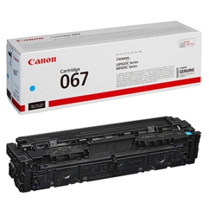 Canon originální toner 067 C, 5101C002, cyan, 1250str., výprodej, cena platná do vyprodání zásoby