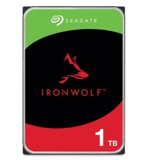 SEAGATE ST1000VN008 hdd IronWolf 1TB CMR 5400rpm 256MB NAS HDD 24x7 1-8bay 180MB/s 3.5 RAID SATA3-6Gbps
