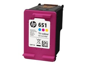 HP 651 (C2P11AE), barevná originální náplň do tiskárny HP
