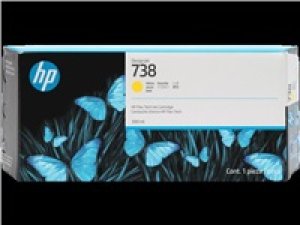 HP 738 300-ml Yellow DesignJet Ink Cartridge