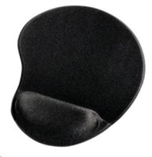 Hama ergonomická gélová podložka pod myš, čierna