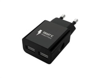 WG - Síťová nabíječka 2x USB-A 2,4A, black