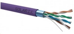 Instalační kabel Solarix FTP, Cat5E, drát, LSOH, box 305m SXKD-5E-FTP-LSOH