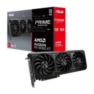 ASUS VGA AMD Radeon RX 9060 XT PRIME OC 8GB, RX 9060 XT, 8GB GDDR6, 2xDP, 1xHDMI