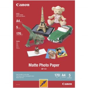 Canon MP-101 - Matný - A4 (210 x 297 mm) - 170 g/m? - 5 listy fotografický papír - pro PIXMA PRO-1, PRO-10, PRO-100