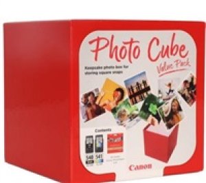 Canon PG-540/CL-541 Photo Value Pack - Lesklý - 0.27 mm - 2-balení - barva (azurová, purpurová, žlutá), pigmentová černá - originální - pouzdro - Sada inkoustový zásobník / papír - pro PIXMA MG3250, MG3550, MG3650, MG4250, MX395, MX455, MX475, MX525, MX53