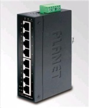 Planet switch IGS-801T, průmysl.verze 8x10/100/1000, DIN, IP30, -40 až 75°C, 12-48V