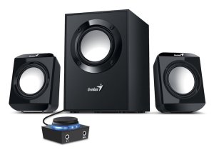 Genius reproduktory SW-2.1 300 ver.II, 2.1, 10W, černé