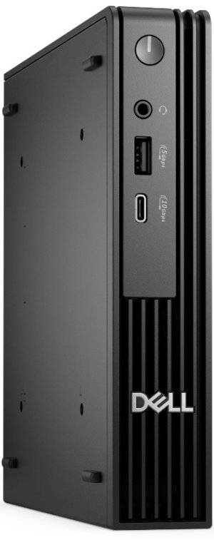 Dell Pro Micro QCM1250/TPM/i3-14100T/8GB/512GB SSD/65W/WLAN/Kb/Mouse/W11 Pro/3Y ProSpt