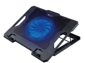 Chladící podložka C-TECH CLP-S100, 17'', 1x 140mm, 2x USB, modré podsvícení