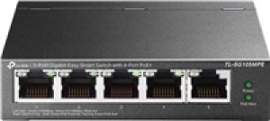 TP-Link Easy Smart switch TL-SG105MPE (5xGbE, 4xPoE+, 120W, fanless)