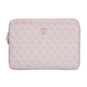 Guess PU 4G Triangle Logo Obal pro Notebook 14'' Pink