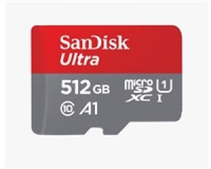 SanDisk MicroSDXC karta 512GB Ultra (100MB/s, Class 10, Android) + adaptér
