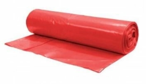 Pytel 700 x 1100, 20mi, červený, HDPE, 25 KS