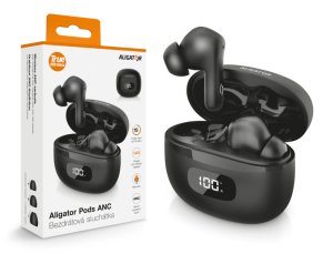 Sluchátka ALIGATOR PODS ANC TWS08, černá