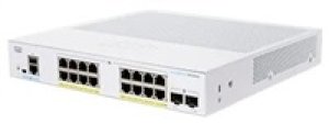 Cisco switch CBS350-16P-2G-EU (16xGbE,2xSFP,16xPoE+,120W,fanless) - REFRESH