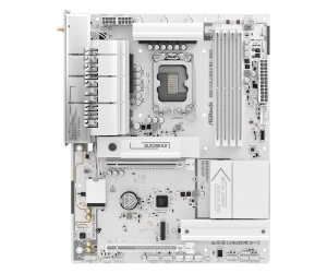 MB Asrock B860 CHALLENGER WIFI WHITE /LGA1851/4xDDR5/M.2/W7+BT5.4/HDMI/ATX, White