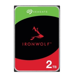 SEAGATE ST2000VN003 hdd IronWolf 2TB CMR 5400rpm 256MB NAS HDD 24x7 1-8bay 180MB/s 3.5 RAID SATA3-6Gbps