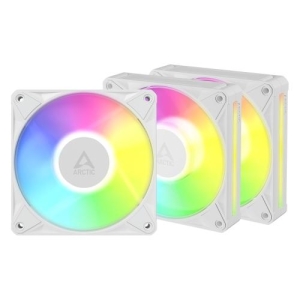 ARCTIC BioniX P12 A-RGB value pack (3ks) ventilátor - 120mm, white