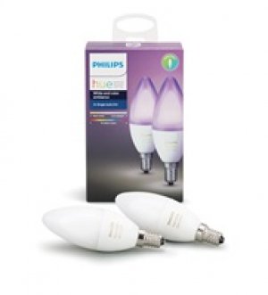 PHILIPS Hue White and Color Ambience, 2x žárovka svíčková 6,5W E14 B39 DIM