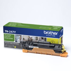 Brother TN-247Y, žlutý originální toner do tiskárny Brother