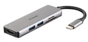 D-Link DUB-M530 5-in-1 USB-C Hub with HDMI and SD/microSD Card Reader