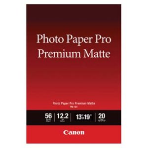 Canon Pro Premium PM-101 - Hladký matný - 310 micron - Super A3/B (330 x 483 mm) - 210 g/m2 - 20 listy fotografický papír - pro PIXMA PRO-1, PRO-10, PRO-100