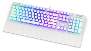 Endorfy herní klávesnice Omnis OWH Pudd.Kaihl BR RGB /USB/ brown switch / drátová / mechanická / US layout / bílá RGB