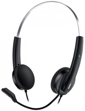 GENIUS sluchátka HS-220U s mikrofonem, USB