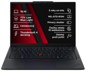 LENOVO NB ThinkPad E14, Gen 7, 14,0" VUXGA, Core Ultra 5 226V, RAM 16GB, SSD 512GB, Win11Pro, černý