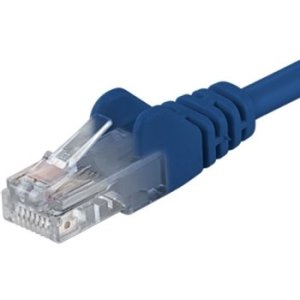 PREMIUMCORD Patch kabel UTP RJ45-RJ45 CAT5e 1.5m modrá