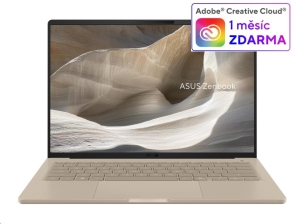 ASUS NTB Zenbook A14 (UX3407QA-OLED180W), X1 26 100, 14" 1920x1200, 16GB, 1TB SSD, Adreno, W11 Home, Zabriskie Beige