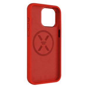 FIXED MagFlow Apple iPhone 15 Pro, červený