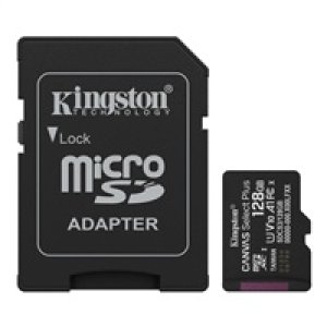 Kingston MicroSDXC karta 128GB Canvas Select Plus, U1, V10, A1, SD Adaptér