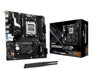 ASROCK B850M-X WIFI R2.0 použitý (AM5, amd B850, 2xDDR5, PCIE 5.0, HDMI, 4xSATA3 +2xM.2, USB3.2 G2, GLAN 2,5G, mATX)