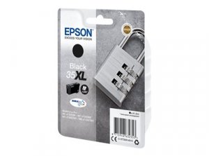 Náplň Epson 35XL, C13T35914020 černá blistr s RF / akustickým alarmem 