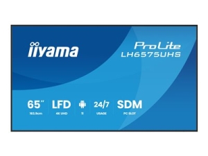 65'' iiyama LH6575UHS-B2AG: IPS,4K UHD,Android,24/7