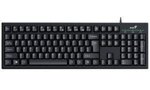 Genius Smart KB-100 COPILOT, klávesnice CZ/SK, klasická, drátová (USB), černá