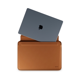 Epico Leather Sleeve MacBook Pro 13,3''/Air 13,6'' - hnědá