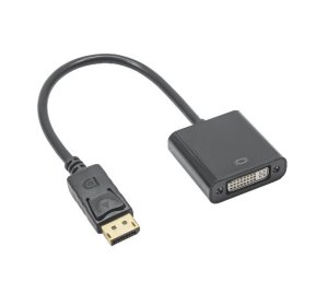 Akyga konventor DVI-F/Displayport-M/ABS/20cm