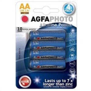 AgfaPhoto Power alkalická batéria 1.5V, LR06/AA, blister 4ks 
