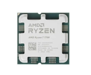 AMD cpu Ryzen 7 7700 AM5 tray (bez krabičky, bez chladiče, 3.8GHz / 5.3GHz, 8+32MB cache, 65W, 8x jádro, 16x vlákno, grafika), Zen4 Raphael