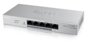 Zyxel GS1005HP 5-port Desktop Gigabit PoE Switch, 4x PoE+ GbE, PoE 60W