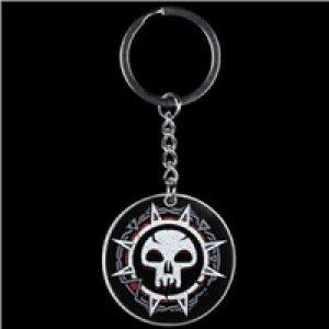 Konix Magic: The Gathering "Black Mana" Metal Keychain