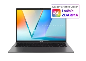 ASUS NTB Vivobook S 16 (M3607KA-OLED056WZ), AI 5 330, 16" 1920x1200, 32GB, 512GB SSD, Radeon, W11 Home, Matte Gray
