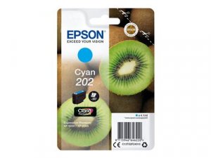 Náplň Epson 202, C13T02F24020 azurová blistr s RF / akustickým alarmem 