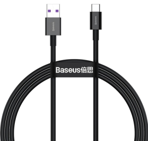 Baseus Superior Series rychlonabíjecí kabel USB/Type-C 66W 1m černá